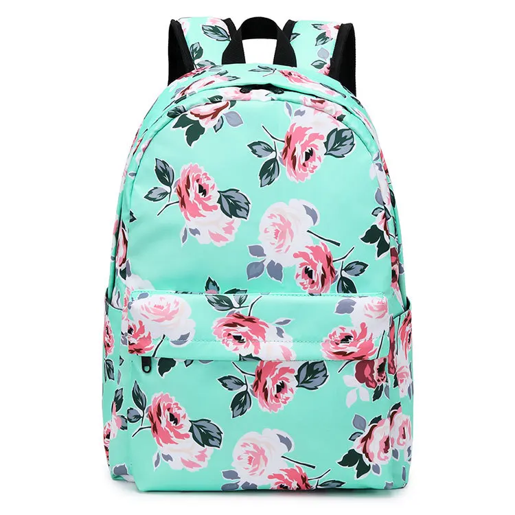 Printed Flowers Waterproof Nylon Large-Capacity Student School Bag Ladies Travel Backpack, 8 colors
Printed Flowers Waterproof Nylon Large-Capacity Student School Bag Ladies Travel Backpack, 8 colors
