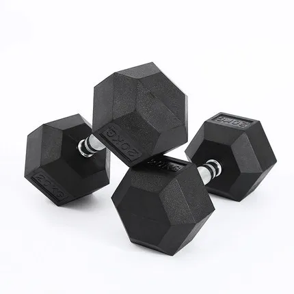 Factory wholesales cheap rubber coating free weights dumbbells set hex dumbbells, Black
Factory wholesales cheap rubber coating free weights dumbbells set hex dumbbells, Black