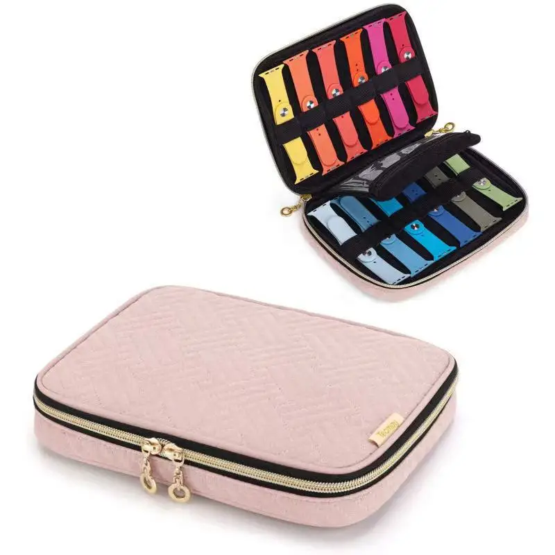 OEM Custom Logo Shockproof Watch Box Travel Pouch Bags for Apple Watch Band Organizer Case For Apple Watch Band Storage Box, Multi colors
OEM Custom Logo Shockproof Watch Box Travel Pouch Bags for Apple Watch Band Organizer Case For Apple Watch Band Storage Box, Multi colors