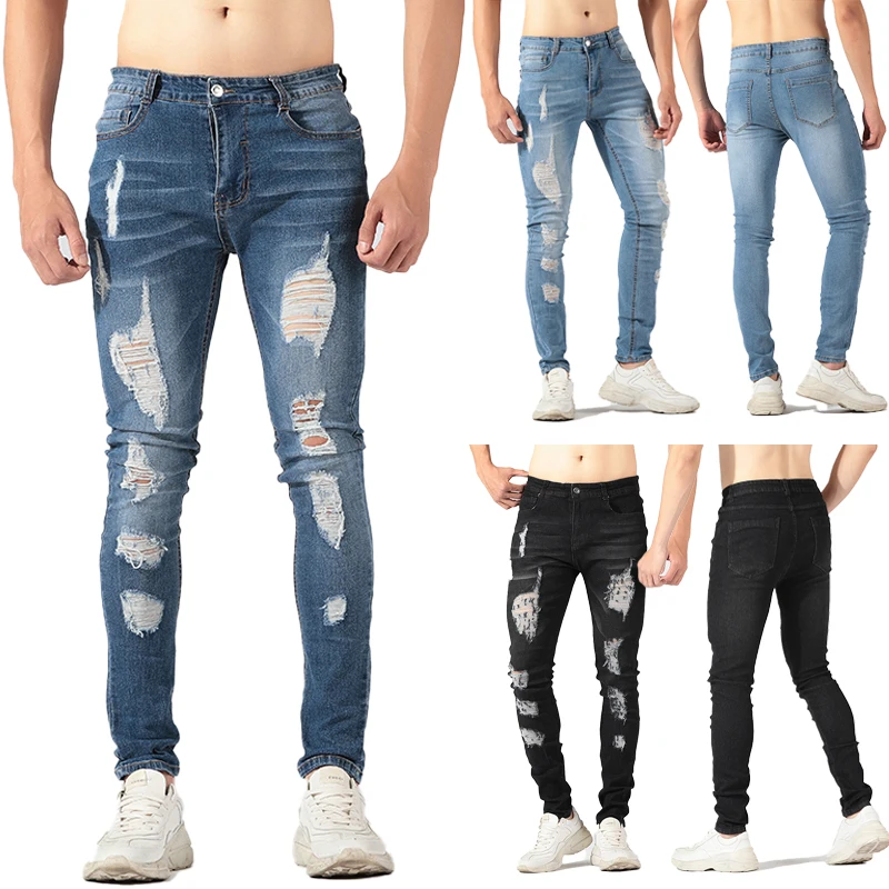 Wholesale custom logo fashion skinny washed denim casual pants slim fit trousers men's ripped jeans, Blue,dark blue,black,light blue
Wholesale custom logo fashion skinny washed denim casual pants slim fit trousers men's ripped jeans, Blue,dark blue,black,light blue