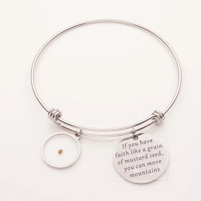 2022 New Wholesale Stainless Steel Mustard Seed Bracelet Adjustable Charm Bracelet Jewelry For Women
2022 New Wholesale Stainless Steel Mustard Seed Bracelet Adjustable Charm Bracelet Jewelry For Women