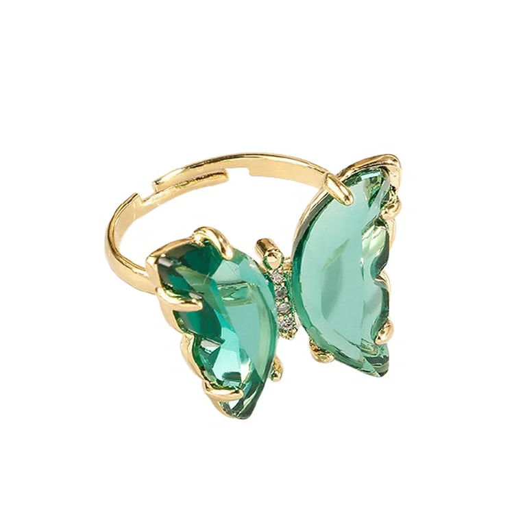 Super Fairy Ring Ins Beautiful Colorful Crystal Transparent insect Butterfly Shaped adjustblel Rings For Girl Jewelry
Super Fairy Ring Ins Beautiful Colorful Crystal Transparent insect Butterfly Shaped adjustblel Rings For Girl Jewelry