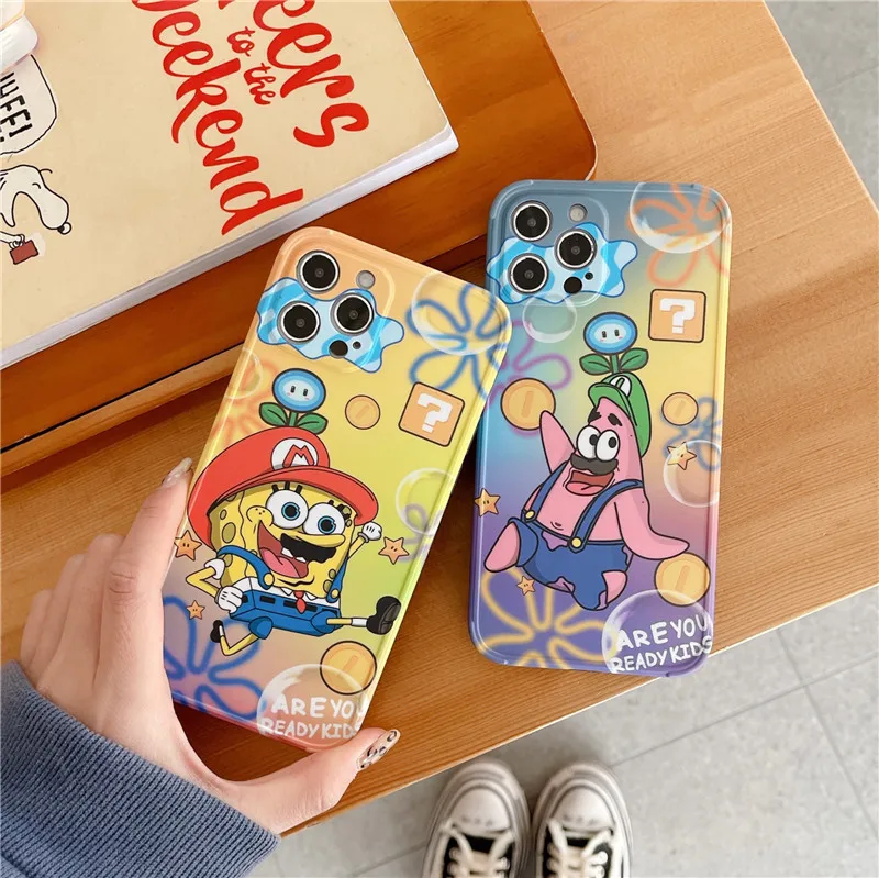 2021 new cartoon bubble sponge baby pie star for iphone12promax mobile phone case, 2 colors
2021 new cartoon bubble sponge baby pie star for iphone12promax mobile phone case, 2 colors