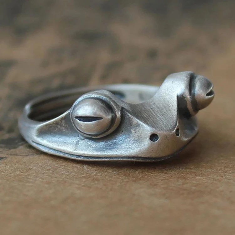 Wholesale Vintage Silver Plated Open Adjustable Rings Animal shape Frog Ring For Gift, Picture
Wholesale Vintage Silver Plated Open Adjustable Rings Animal shape Frog Ring For Gift, Picture
