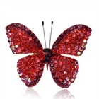 New Arrival Wholesale Animal Butterfly Brooch Pin Rhinestone Women Jewelry for Gifts Brooches