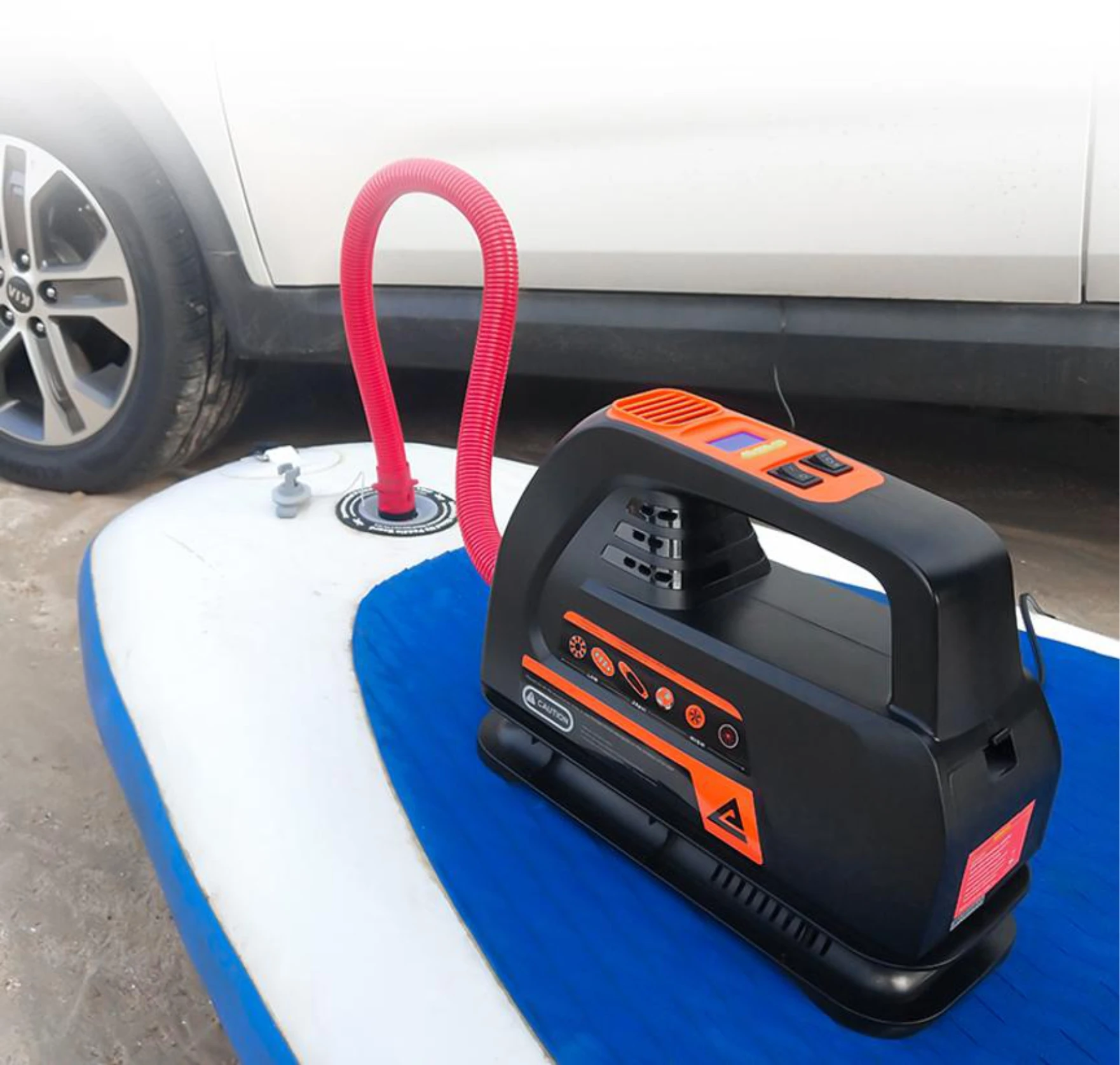 New Arrival Portable Surfing Tool Electric Sup Air Pump Mini Electric Air Pump, Customized color/yellow
New Arrival Portable Surfing Tool Electric Sup Air Pump Mini Electric Air Pump, Customized color/yellow