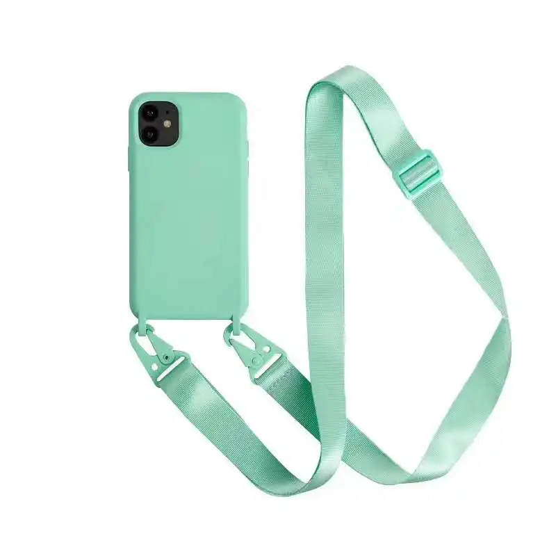 Hanging Mobile Cover Silicon phone Case with Lanyard Neck Strap Cord Rope for iphone 12 se 11 for samsung s10 smart phone, Transparent
Hanging Mobile Cover Silicon phone Case with Lanyard Neck Strap Cord Rope for iphone 12 se 11 for samsung s10 smart phone, Transparent