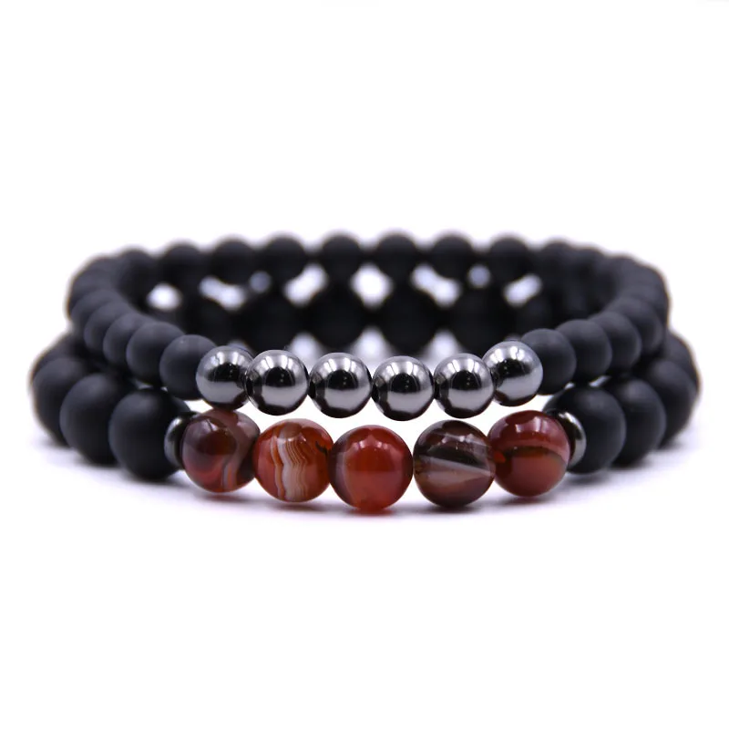 2pcs/set Custom DIY 6mm 8mm Black Matte Buddha Bead Bracelet Natural Stone Beads Bracelet for Men, As picture
2pcs/set Custom DIY 6mm 8mm Black Matte Buddha Bead Bracelet Natural Stone Beads Bracelet for Men, As picture
