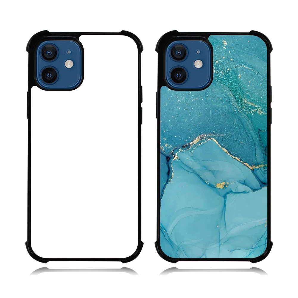 Anti-fall 4 Corners Custom Blank 2d TPU Sublimation Phone Cases for Iphone 12 mini/12 /12 pro/ pro max, Black/clear
Anti-fall 4 Corners Custom Blank 2d TPU Sublimation Phone Cases for Iphone 12 mini/12 /12 pro/ pro max, Black/clear