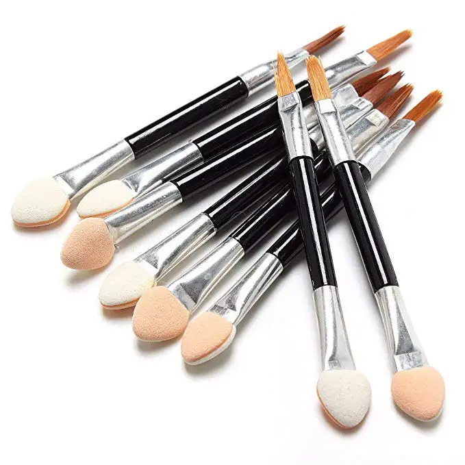 Eyeshadow Sprinkler Pro Sponge Double Head Cosmetics Portable Eyeshadow Brush Nail Mirror Powder Brush 7.5cm, Black
Eyeshadow Sprinkler Pro Sponge Double Head Cosmetics Portable Eyeshadow Brush Nail Mirror Powder Brush 7.5cm, Black