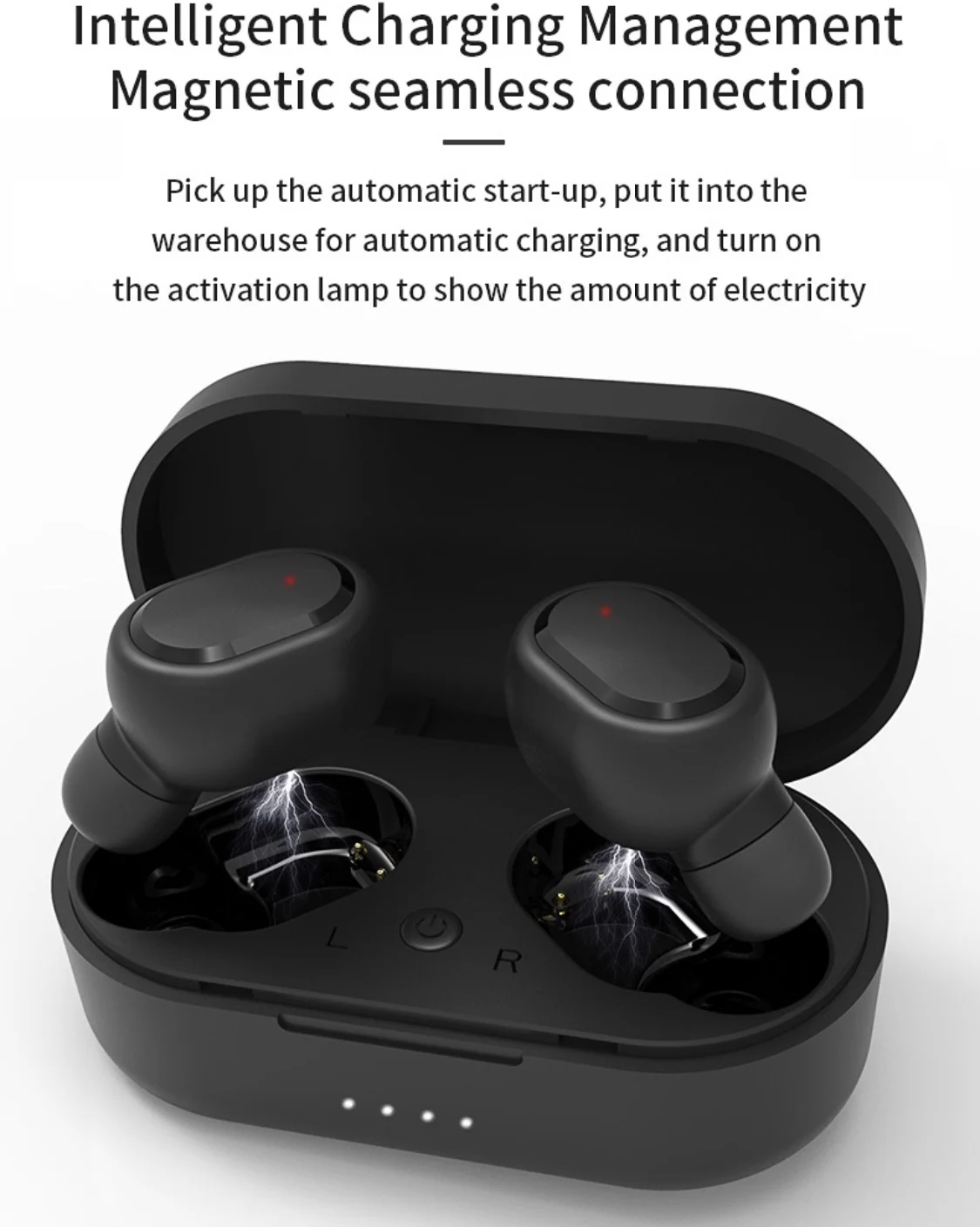 M1 Earphone Waterproof Earbuds Bluetooth Wireless Earbuds with Charging Box for Xiaomi - ANKUX.COM