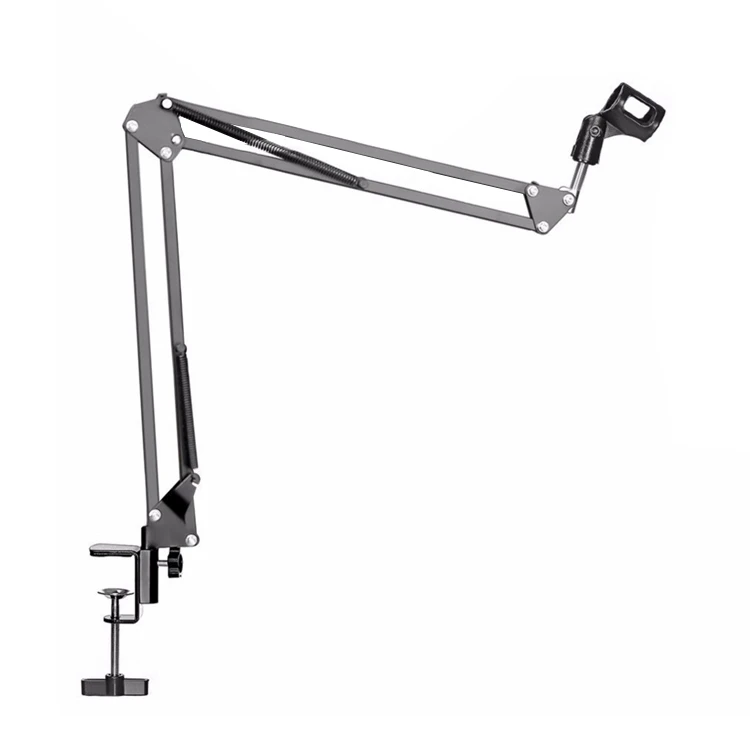 Durable Adjustable Table Mount Recording Microphone Suspension Arm Stand Clip Holder for Studio Recording
Durable Adjustable Table Mount Recording Microphone Suspension Arm Stand Clip Holder for Studio Recording