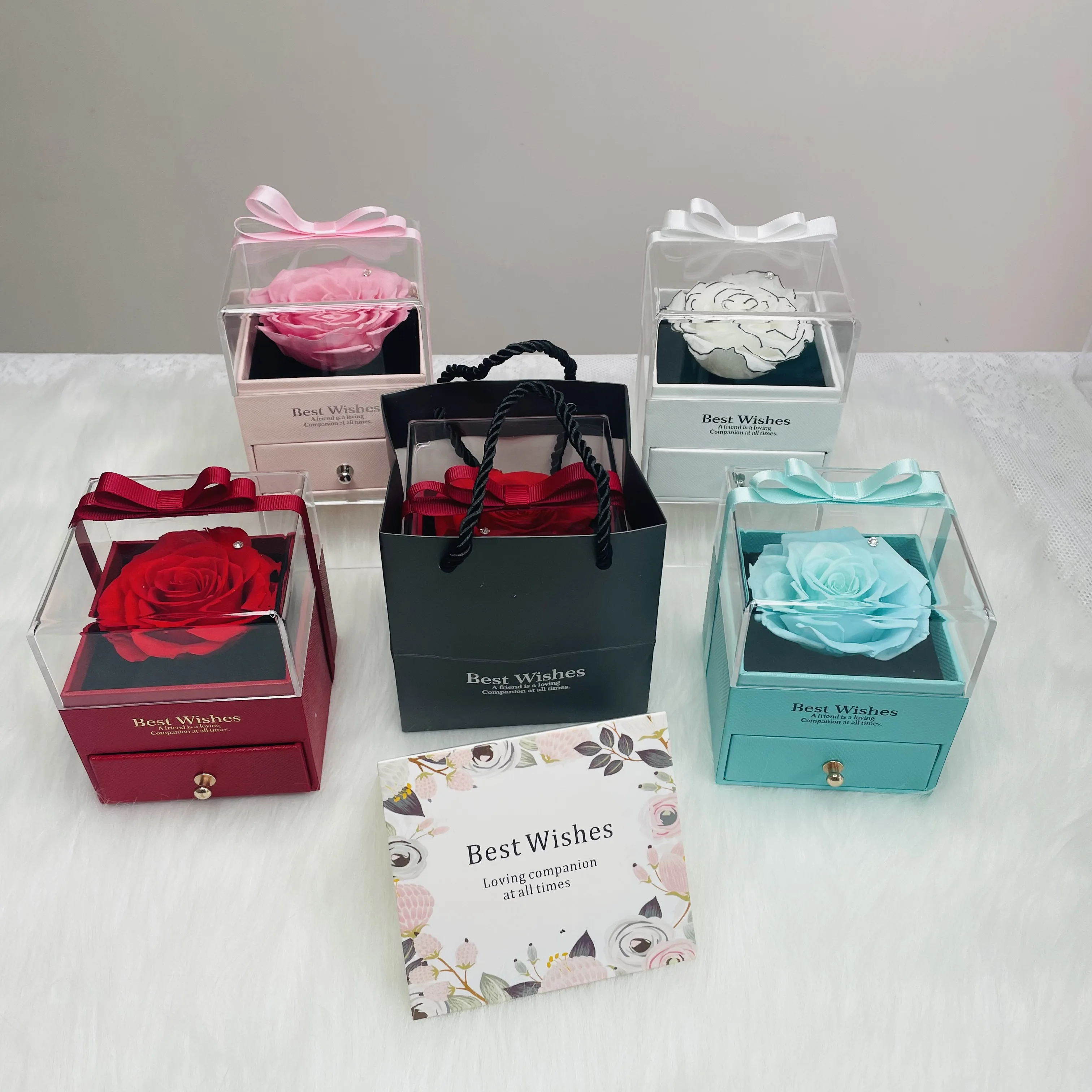 Hot Selling New Style rose in box Preserved Flowers Acrylic Preserved Flower Jewelry Box For Gift
Hot Selling New Style rose in box Preserved Flowers Acrylic Preserved Flower Jewelry Box For Gift