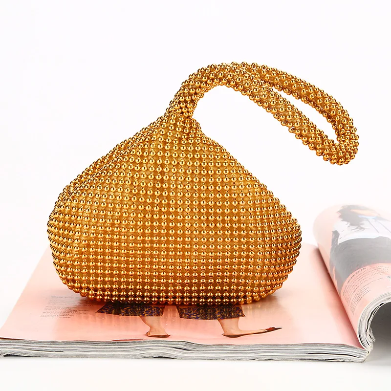 Creative hand design female bag makeup dinner bag aluminum drill hand carry bag for women
Creative hand design female bag makeup dinner bag aluminum drill hand carry bag for women