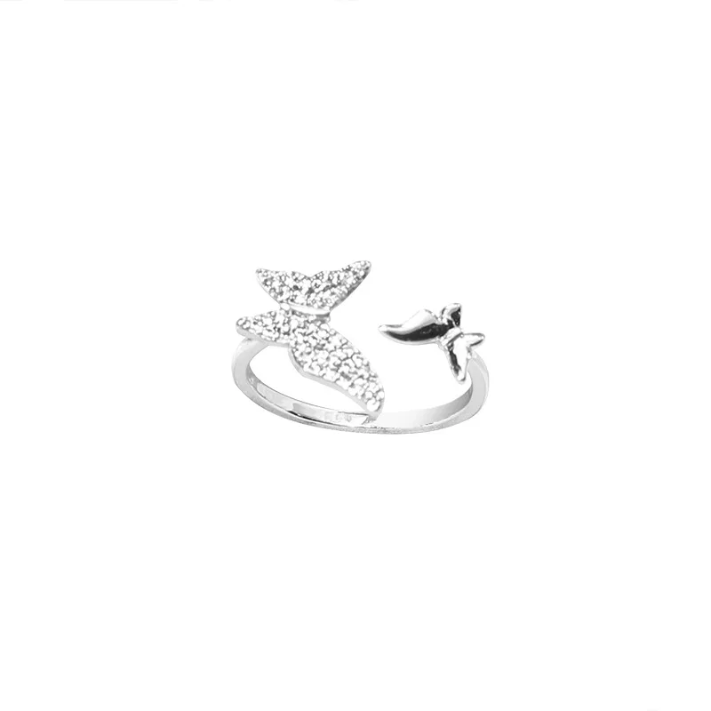MRW30024 Butterfly ring female student index finger gold plated open joint adjustable rings jewelry butterfly ring, Picture shows
MRW30024 Butterfly ring female student index finger gold plated open joint adjustable rings jewelry butterfly ring, Picture shows