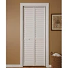 Gallery louvered sliding closet doors with mirrors