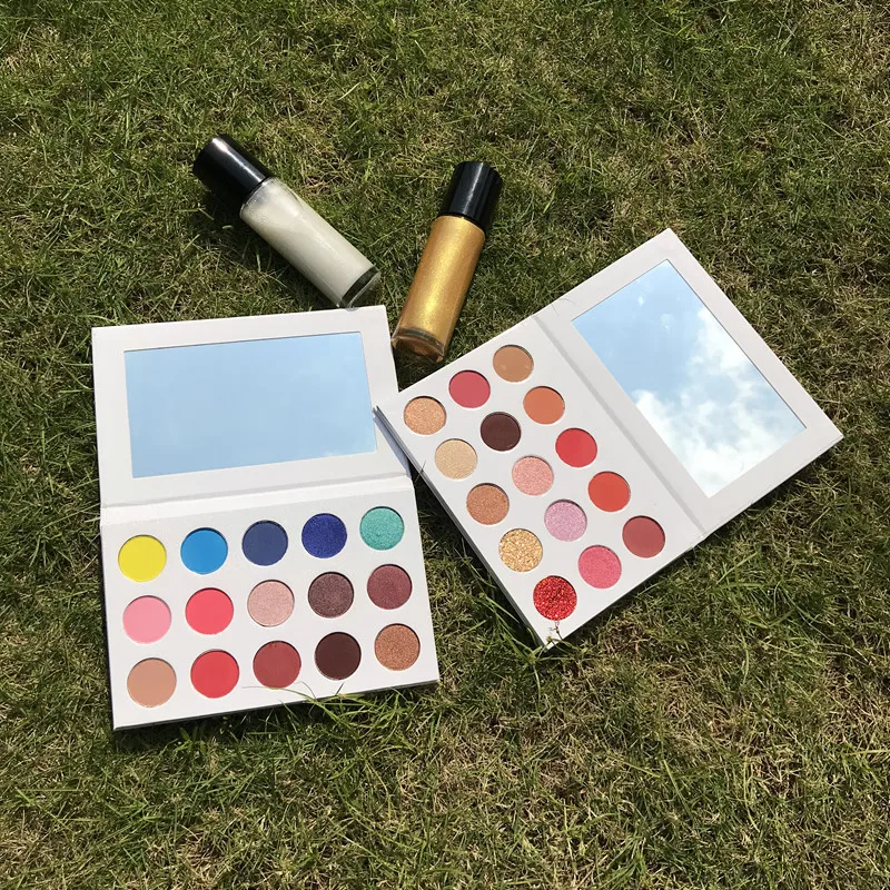 2018 new design 15 color custom makeup high pigmented private label eyeshadow palette, Multi-colored
2018 new design 15 color custom makeup high pigmented private label eyeshadow palette, Multi-colored