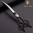 Jargem pet grooming scissors curved scissors professional Low MOQ dog scissors