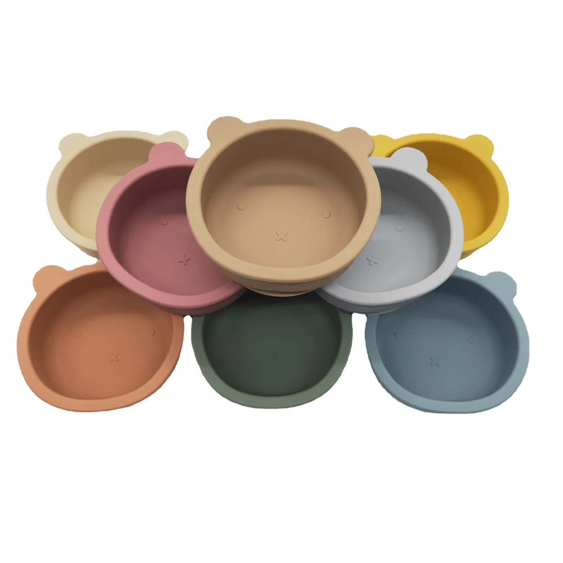 Bpa Free New 2022 Food Grade Collisable Babi Cartoon Bear Food Feeding Suction Silicone Baby Bowl for Toddler Infant
Bpa Free New 2022 Food Grade Collisable Babi Cartoon Bear Food Feeding Suction Silicone Baby Bowl for Toddler Infant