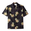 2019 Stylish Men's Relaxed-Fit 100% Cotton Tropical Hawaiian Aloha Poplin Shirt