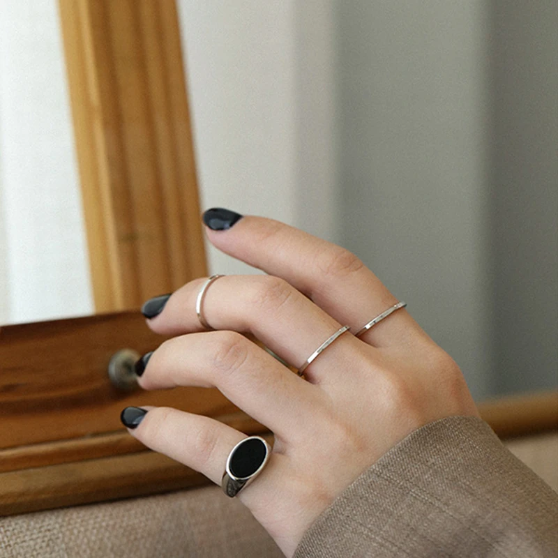 2020 women adjustable 925 sterling silver gold plated geometric gorgeous black agate lady jewelry party ring
2020 women adjustable 925 sterling silver gold plated geometric gorgeous black agate lady jewelry party ring