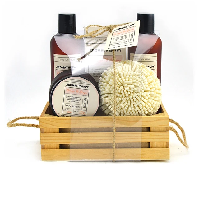 oil shower gel body wash and body lotion bath gift set oem