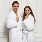 100% Mens Bath Robe Unisex Terry Cloth Bathrobe 100% Long Staple Cotton Hotel/Spa Robes Classic Bath Robes For Men Or Women