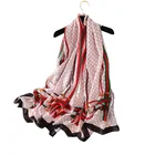 New Styles Fashion Imitation Silk Scarf Latest Design Female Custom-made Shawl