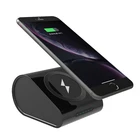 OEM 2 in 1 power bank Qi wireless charger for mobile phone