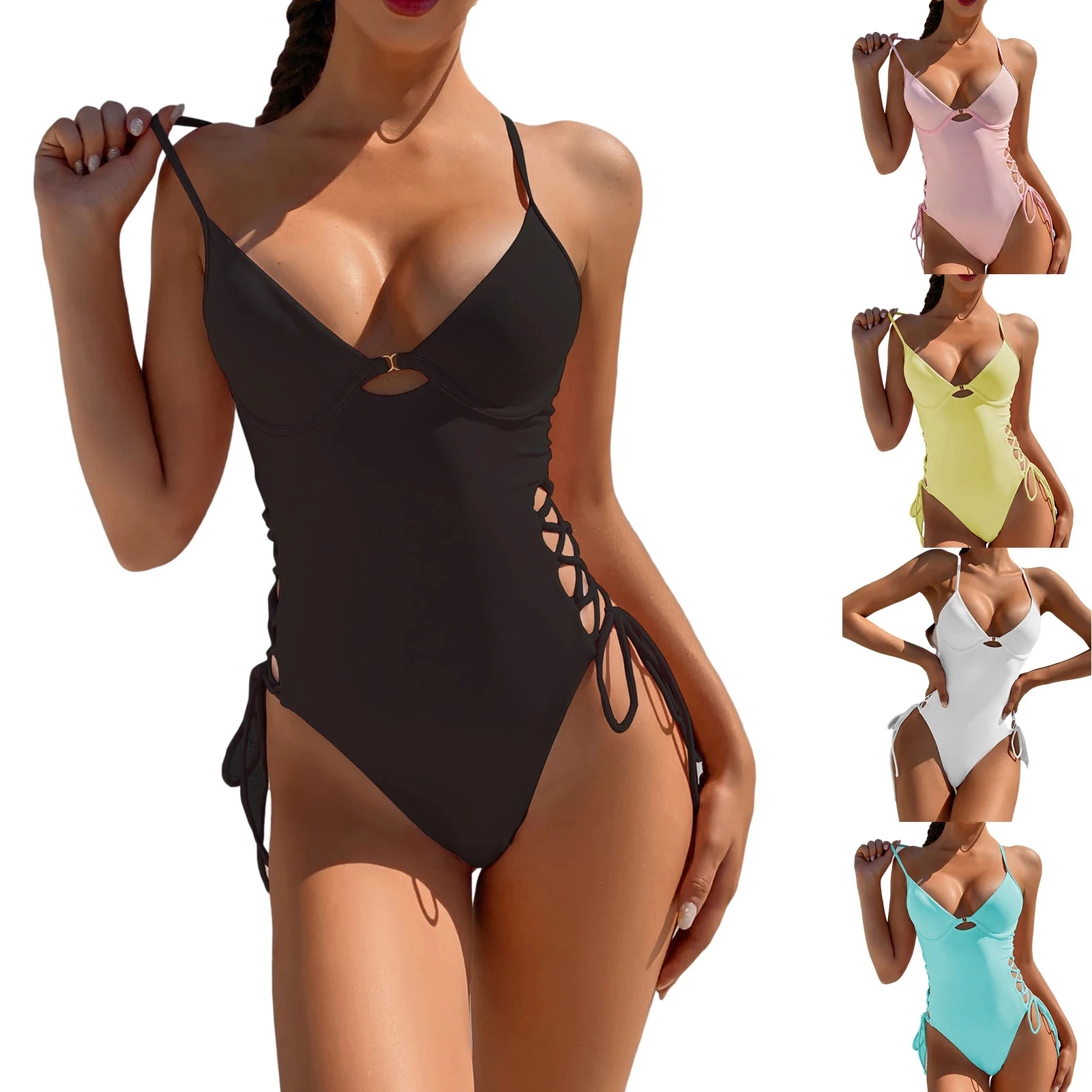 2021 new arrival Sexy Push Up Monokini Women High Waist One Piece Swimsuit Female Backless Swimwear, 6 colors
2021 new arrival Sexy Push Up Monokini Women High Waist One Piece Swimsuit Female Backless Swimwear, 6 colors