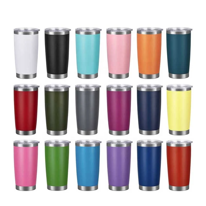 Wholesale 20oz 30oz stainless steel tumbler Double Wall Insulated Powder Coated Stainless Steel Tumbler Cups
Wholesale 20oz 30oz stainless steel tumbler Double Wall Insulated Powder Coated Stainless Steel Tumbler Cups