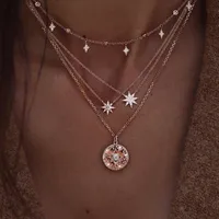 2019 Fashion New Star Multi-layer Women Necklace Classic Gold Chain Pendant Necklace For Women Jewelry Gift
2019 Fashion New Star Multi-layer Women Necklace Classic Gold Chain Pendant Necklace For Women Jewelry Gift