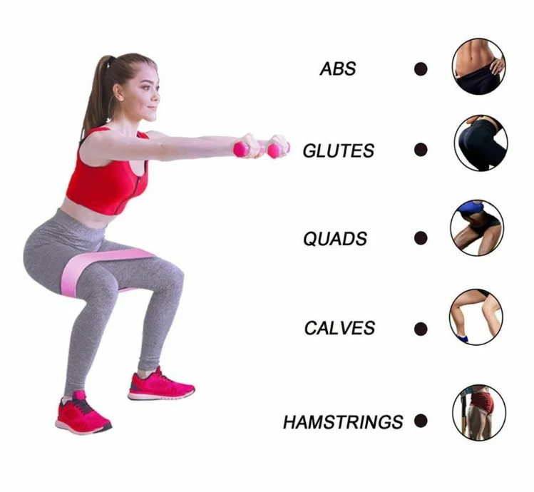 Squat Hip Resistance Band Fitness Gym Workout Equipment Fabric Resistance Bands Heavy Duty Booty Bands, Green/pink/purple/gray
Squat Hip Resistance Band Fitness Gym Workout Equipment Fabric Resistance Bands Heavy Duty Booty Bands, Green/pink/purple/gray