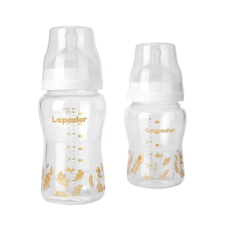 High Quality Glass Feeding Bottle Newborn Baby Anti Fall Variable Flow BPA Free Wide Mouth Milk Feeding Bottle
High Quality Glass Feeding Bottle Newborn Baby Anti Fall Variable Flow BPA Free Wide Mouth Milk Feeding Bottle