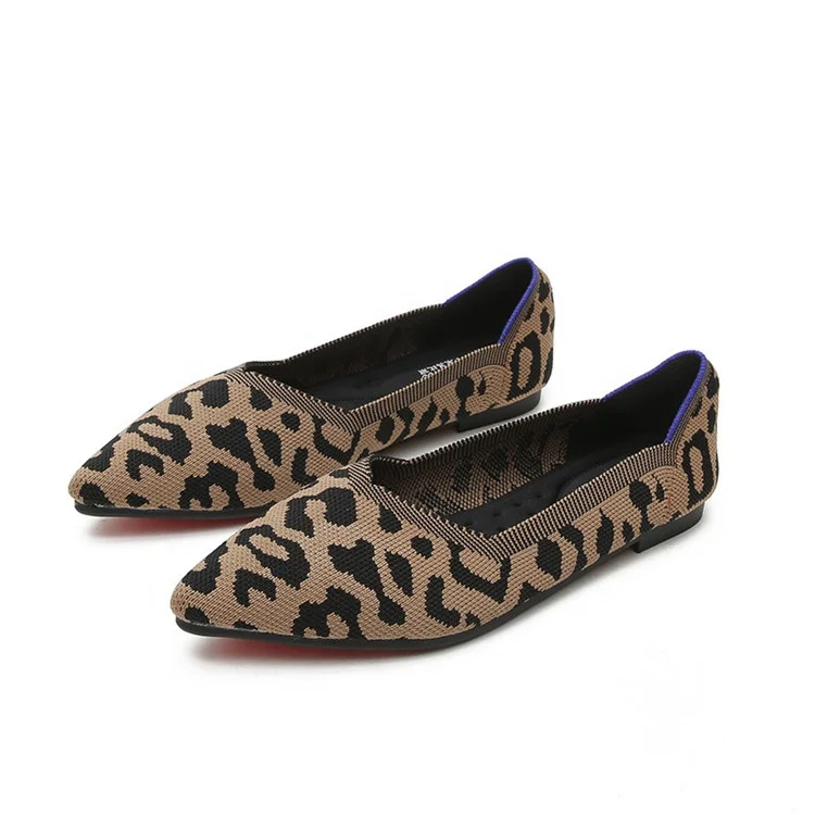 Womens big size Stretch knitted leopard breathable cozy work shoes brief slip-on fashion ladies light driving loafers flats, 3 colors
Womens big size Stretch knitted leopard breathable cozy work shoes brief slip-on fashion ladies light driving loafers flats, 3 colors