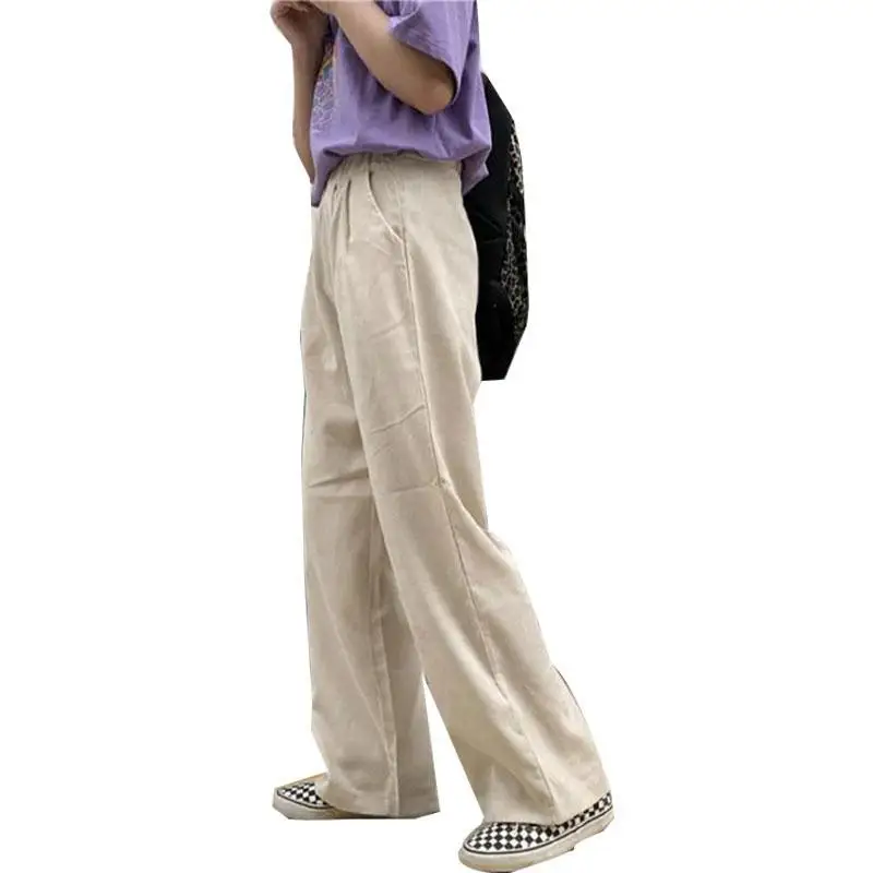 Corduroy Wide Leggings High Waist Straight Tube Casual Pants Drop Mop Loose Thin Autumn and Winter Women Pants
Corduroy Wide Leggings High Waist Straight Tube Casual Pants Drop Mop Loose Thin Autumn and Winter Women Pants