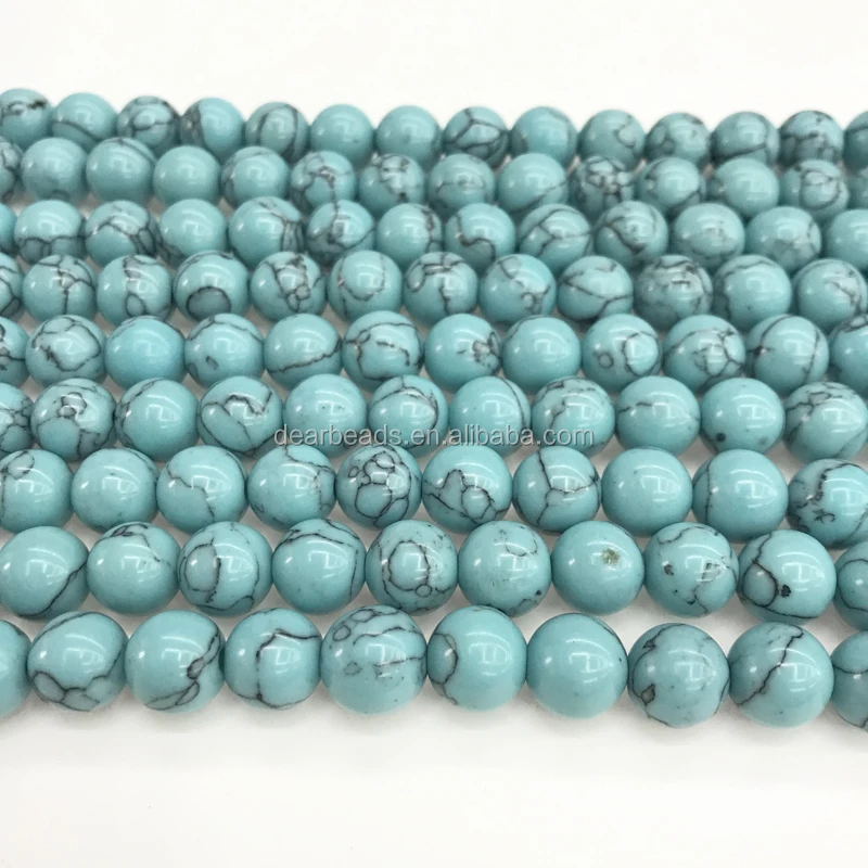 Turquoise Beads Strands Round Polished Blue Synthetic Turquoise Stone Beads With 4mm 6mm 8mm 10mm 12mm
Turquoise Beads Strands Round Polished Blue Synthetic Turquoise Stone Beads With 4mm 6mm 8mm 10mm 12mm