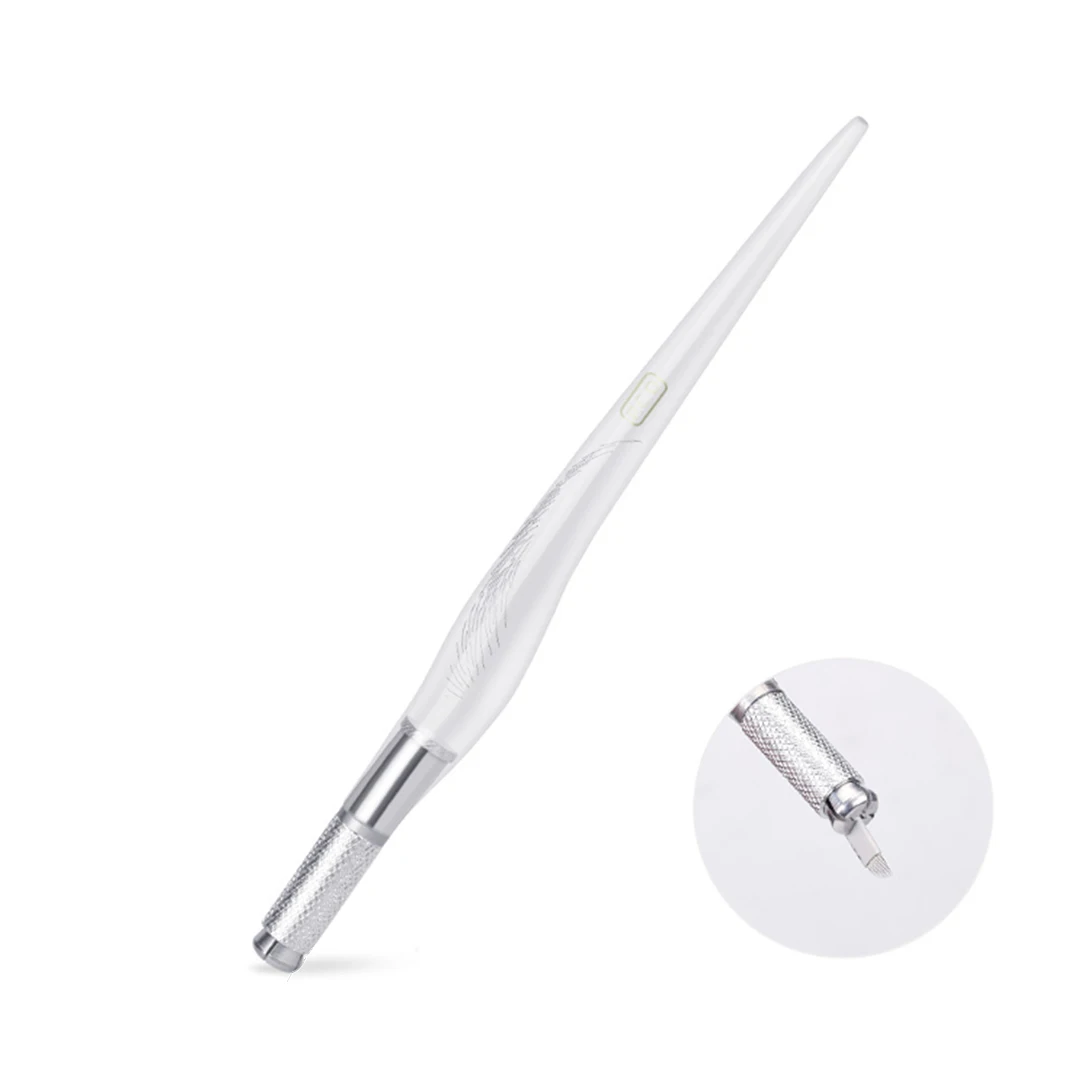 15cm Transparent Plastic Microblading Tattoo Pen for Easy Operation Permanent Makeup
