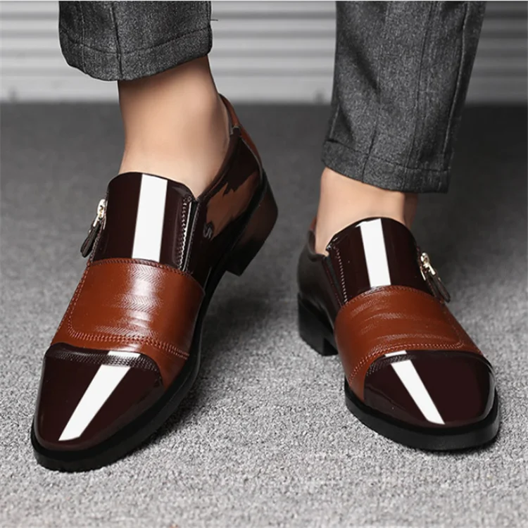 business formal shoes New large size slip on men's business formal pu leather pointed toe dress men suit shoes, Picture show 
business formal shoes New large size slip on men's business formal pu leather pointed toe dress men suit shoes, Picture show