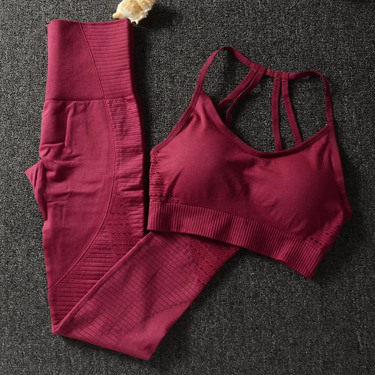 2 Piece Workout Clothes Bra and Leggings Sports Wear for Women Gym Clothing Athletic Yoga Set
2 Piece Workout Clothes Bra and Leggings Sports Wear for Women Gym Clothing Athletic Yoga Set