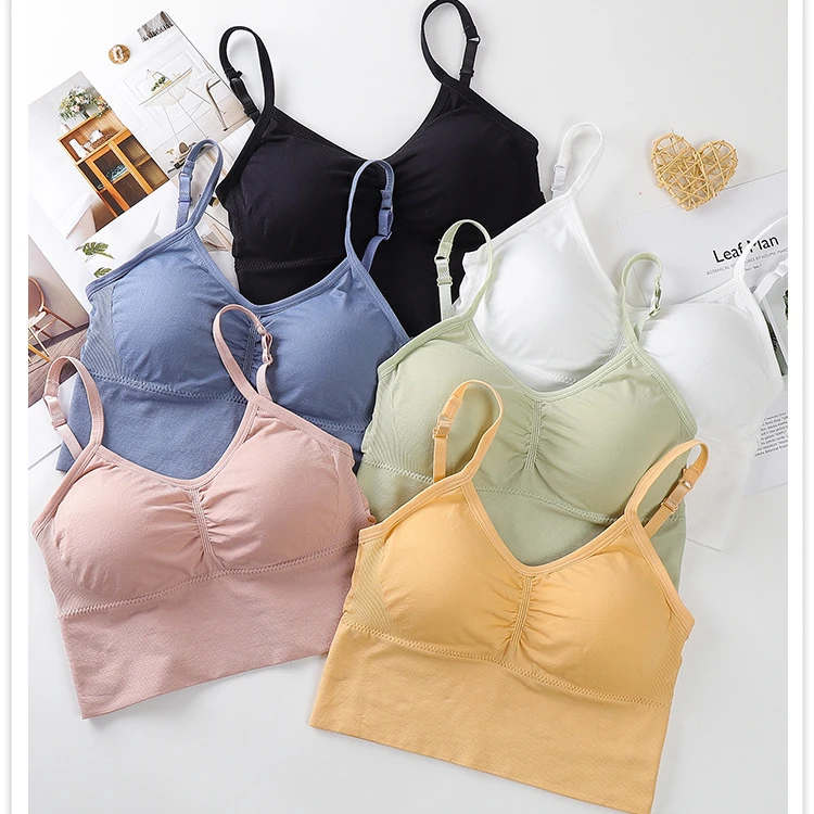 Women underwear vest-style wrapped chest traceless vest beauty back bra sports bra seamless bra
Women underwear vest-style wrapped chest traceless vest beauty back bra sports bra seamless bra