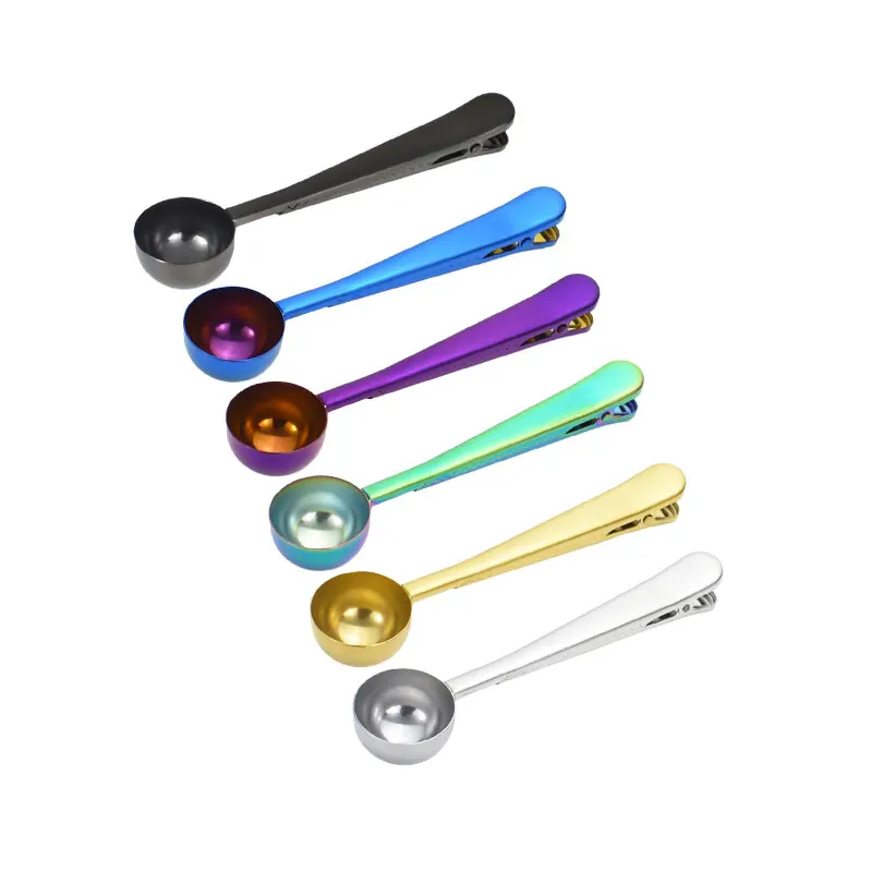 new product ideas 2020 coffee spoon stainless steel spoon clip gold coffee spoon with bag clip, Customized according to customer requirements
new product ideas 2020 coffee spoon stainless steel spoon clip gold coffee spoon with bag clip, Customized according to customer requirements