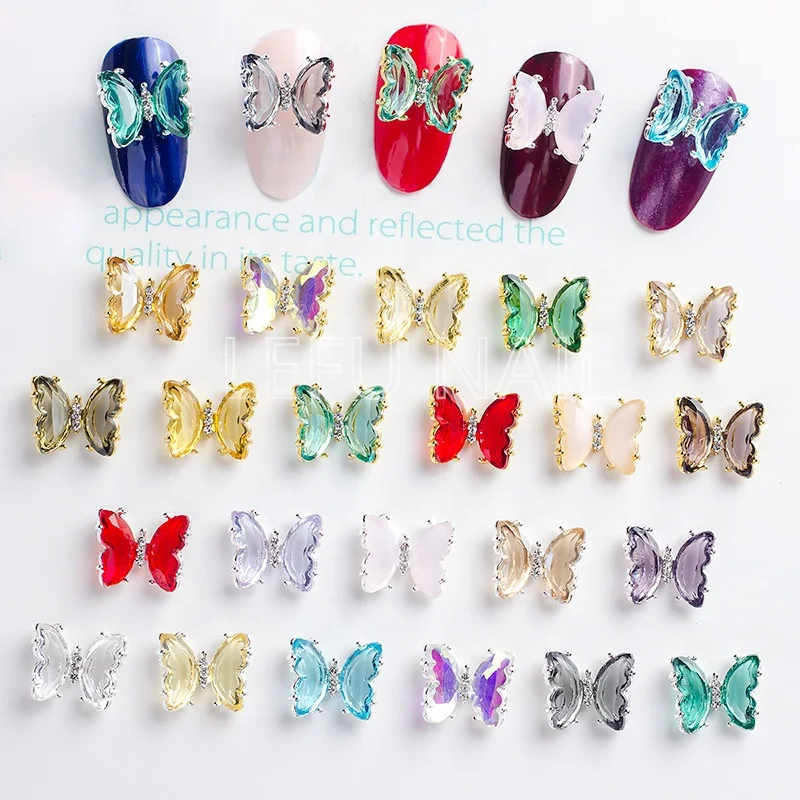 Hot Sale Metal Nail Charms 3D Butterfly Rhinestone Nail Stickers, Picture
Hot Sale Metal Nail Charms 3D Butterfly Rhinestone Nail Stickers, Picture
