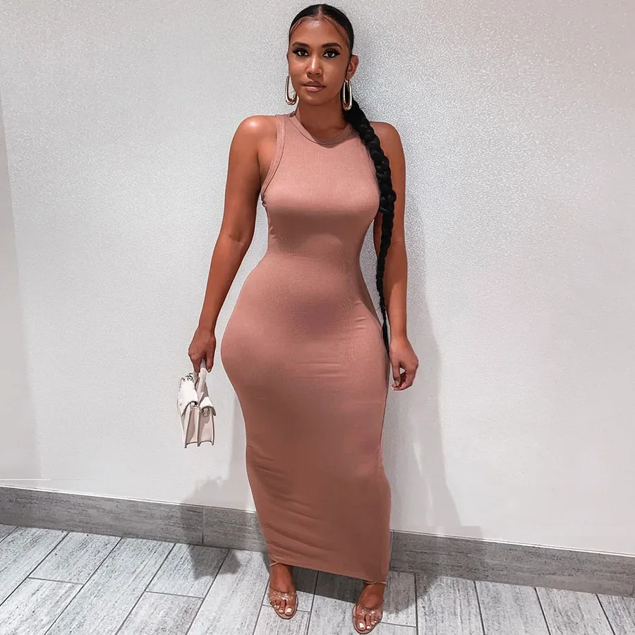 Nibber K21D04349 2021 Summer New Fashionable Women's Clothing Sleeveless Bodycon Solid Color Maxi Casual Dress Prom Dresses, Black/brown/lotus color/white
Nibber K21D04349 2021 Summer New Fashionable Women's Clothing Sleeveless Bodycon Solid Color Maxi Casual Dress Prom Dresses, Black/brown/lotus color/white