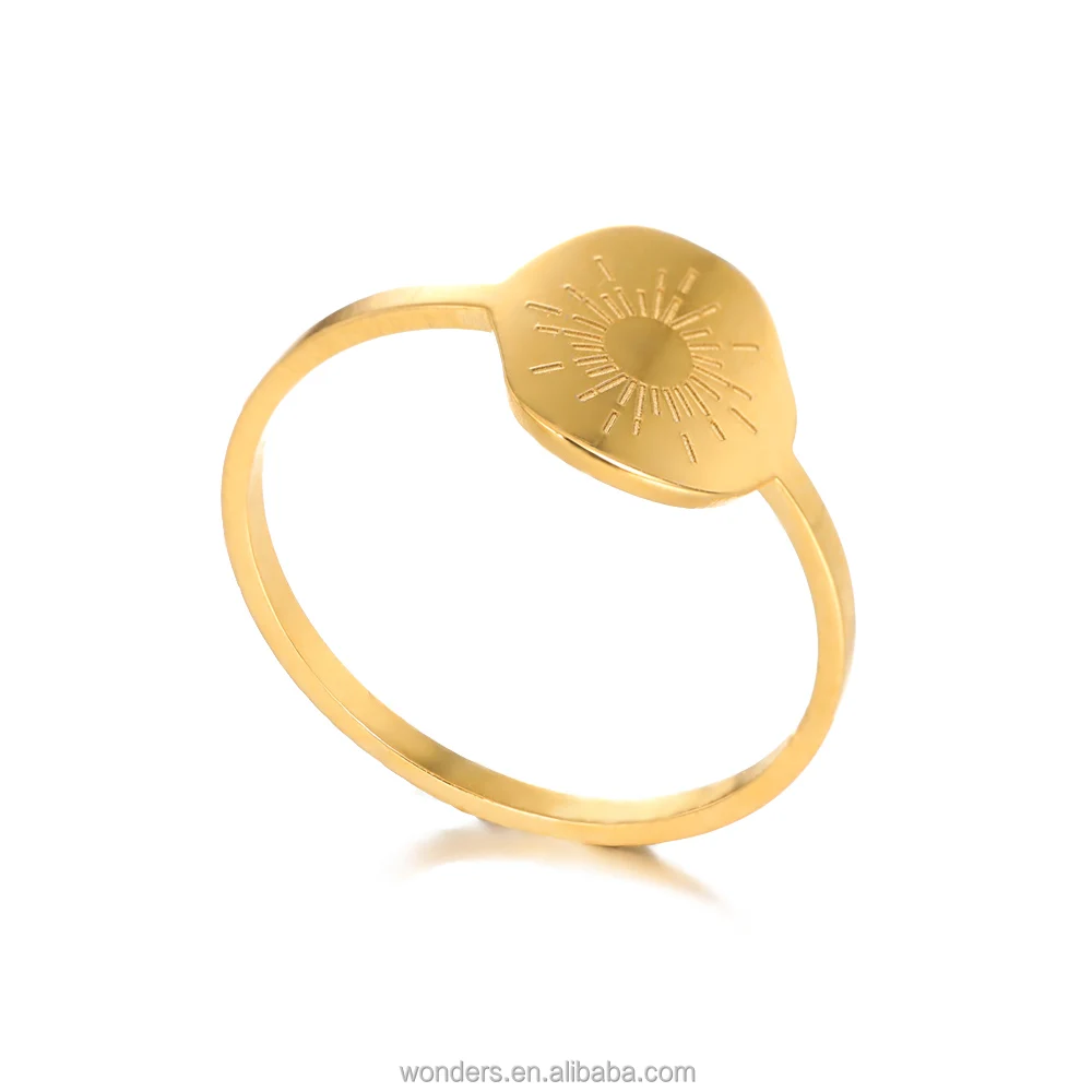 Simple Stainless Steel Engraved Sun Glory Ring Jewelry Promise Graduation For Women Girls
Simple Stainless Steel Engraved Sun Glory Ring Jewelry Promise Graduation For Women Girls