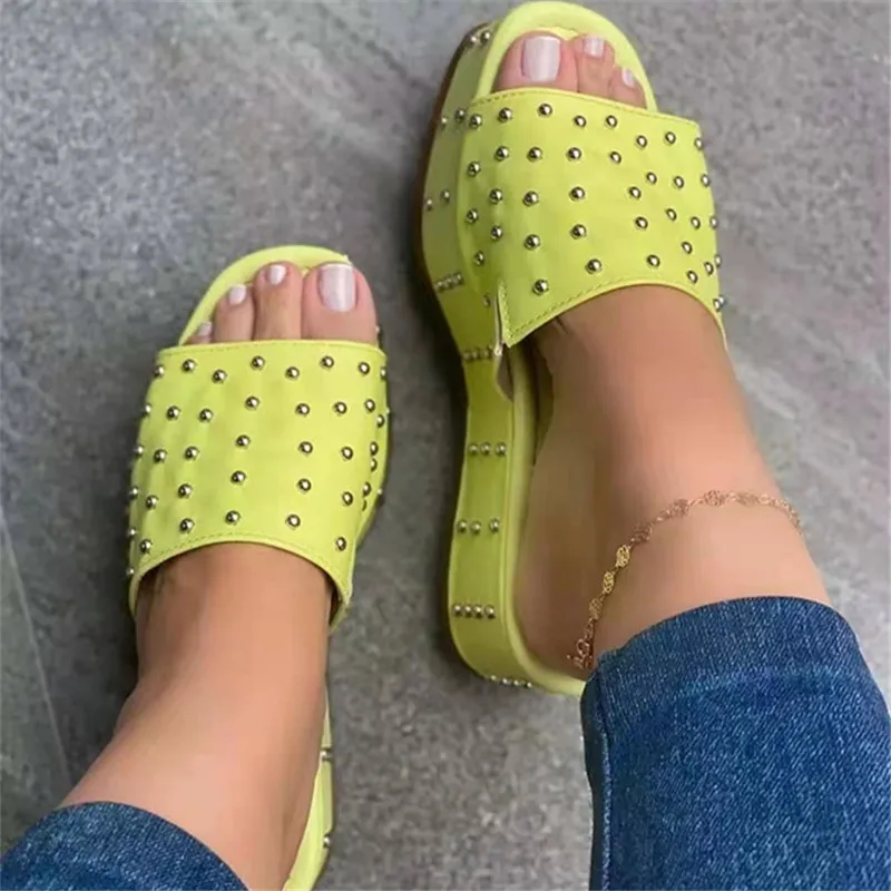 2022 women's sandals rivet platform platform sandals summer platform platform slippers
2022 women's sandals rivet platform platform sandals summer platform platform slippers