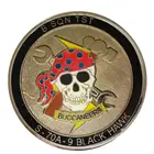 Custom Gold Metal 3D Coins Black Metal Soft Enamel Souvenir Coins Black Hawk Hard Enamel Commemorative Coin