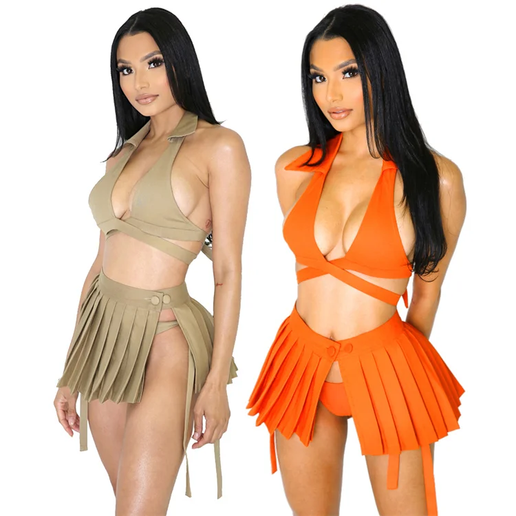 New Arrival Ladies Beach Swimsuit Pleated CutOut Bikini Sexy Club Wear Summer Women 3 Piece Swimwear
New Arrival Ladies Beach Swimsuit Pleated CutOut Bikini Sexy Club Wear Summer Women 3 Piece Swimwear