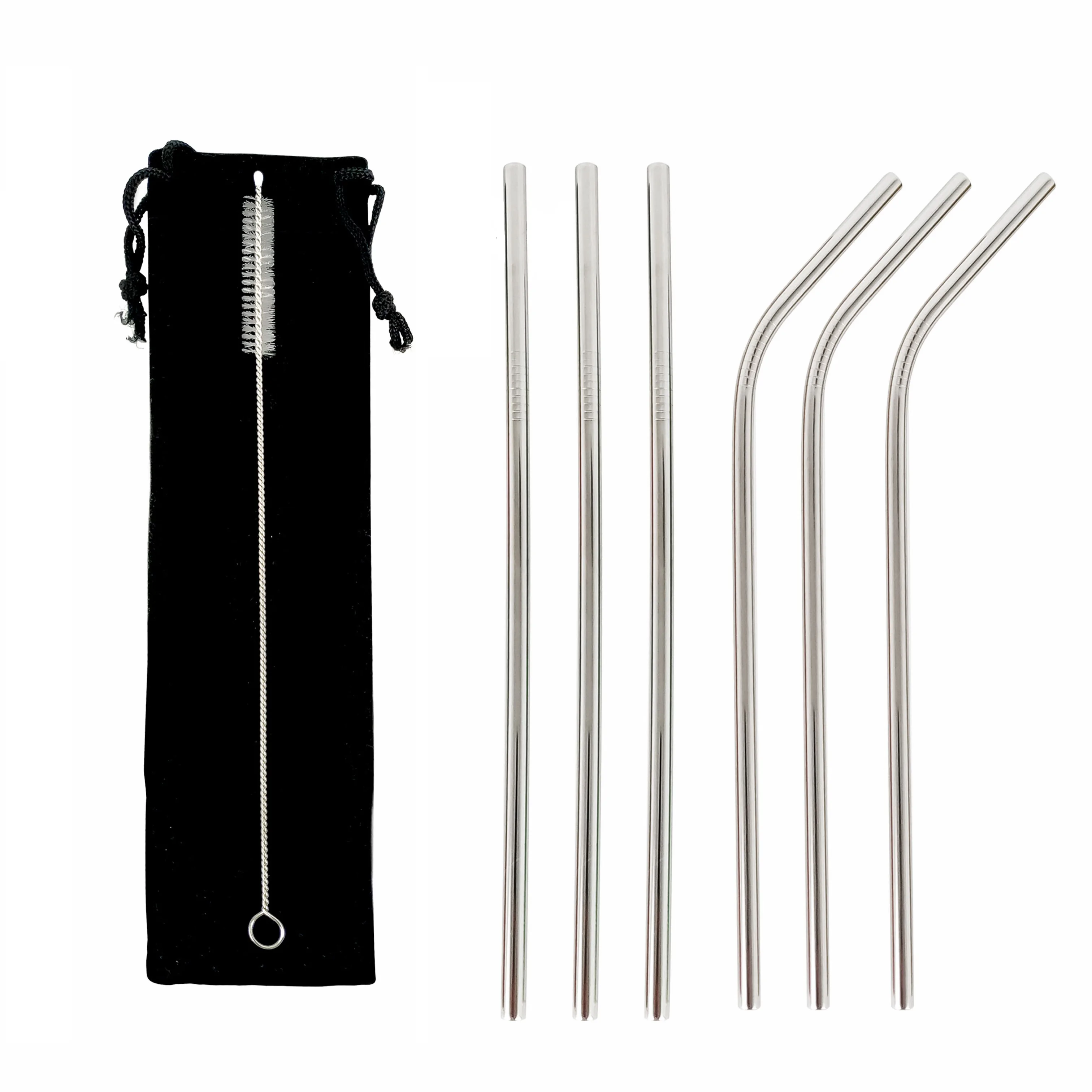 IKITCHEN Wholesale custom straight reusable 18/8 Stainless Steel Straw Eco straws set metal drinking straws
IKITCHEN Wholesale custom straight reusable 18/8 Stainless Steel Straw Eco straws set metal drinking straws