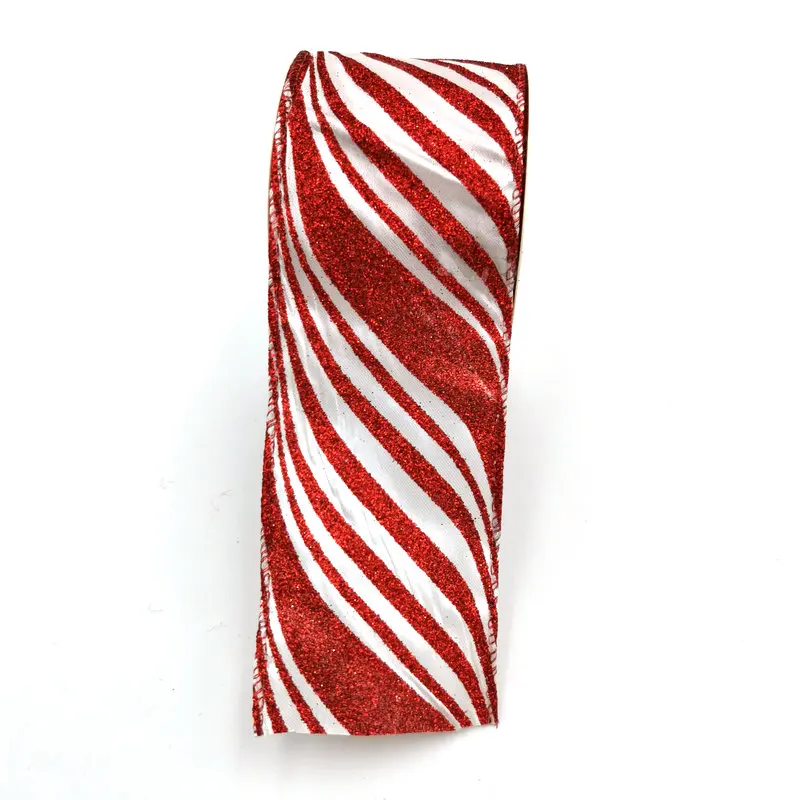 2021 New Arrival Christmas Tree Wreath Gift Wrapping Deco Red White Swirl Stripes Glitter Print Fabric Ribbon 2.5"X 10 Yards, Any colors are available
2021 New Arrival Christmas Tree Wreath Gift Wrapping Deco Red White Swirl Stripes Glitter Print Fabric Ribbon 2.5"X 10 Yards, Any colors are available